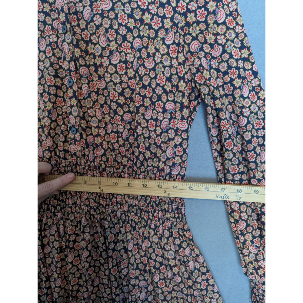 Boden Pink Floral Midi Dress - Picture 12 of 12